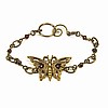 Garnet Woven Butterfly Bracelet