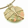 Unakite Dragonfly Necklace